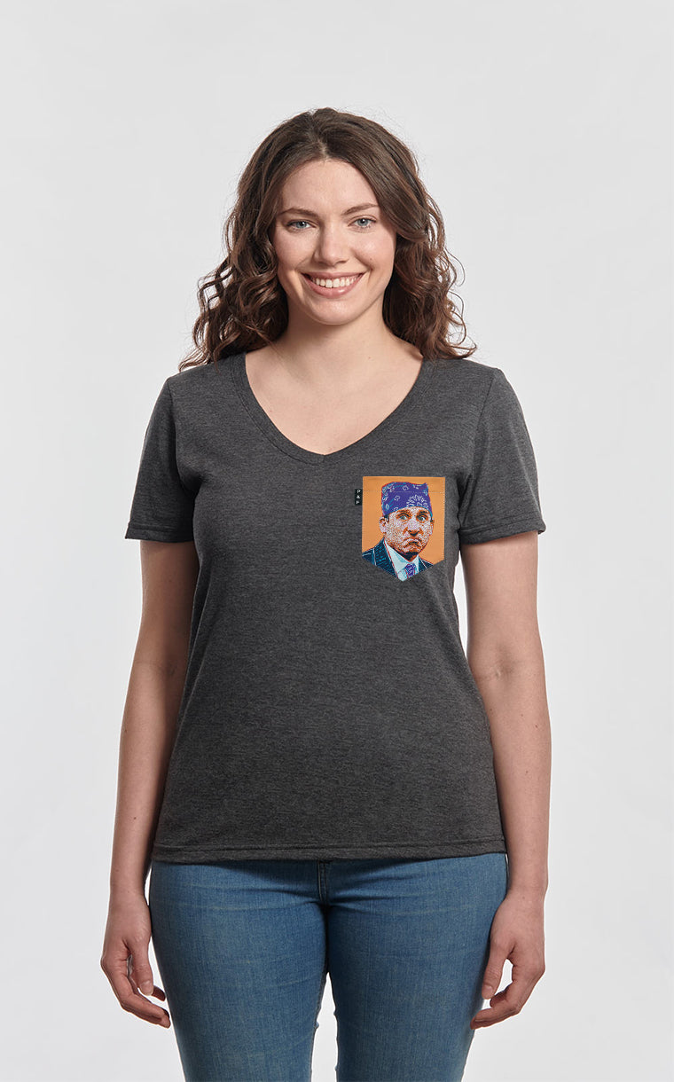 Prison Mike Semi-Fitted V-Neck Pocket