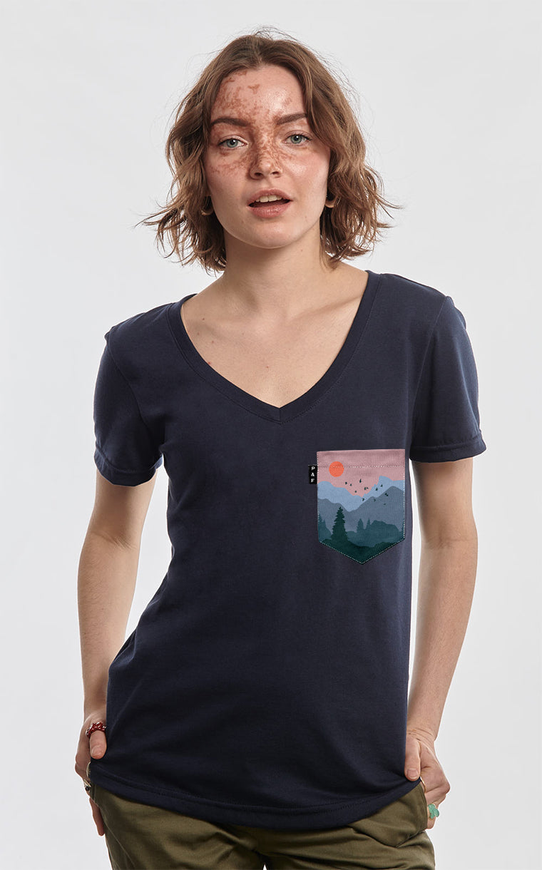 Brokeback Mountain Pocket Semi-Fitted V-Neck