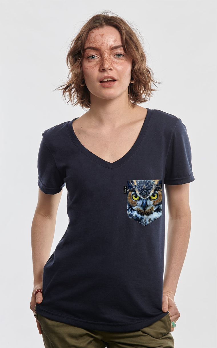 Hedwig Pocket Semi-Fitted V-Neck