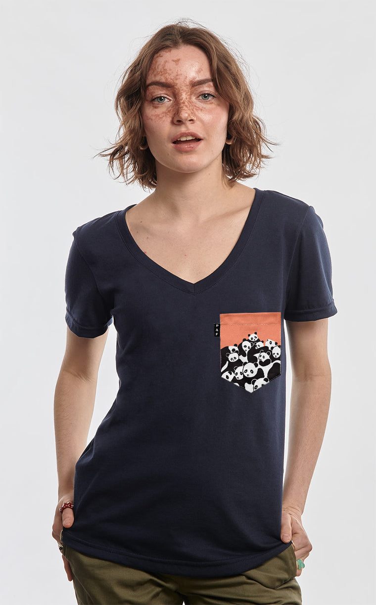 Pandawan Pocket Semi-Fitted V-Neck