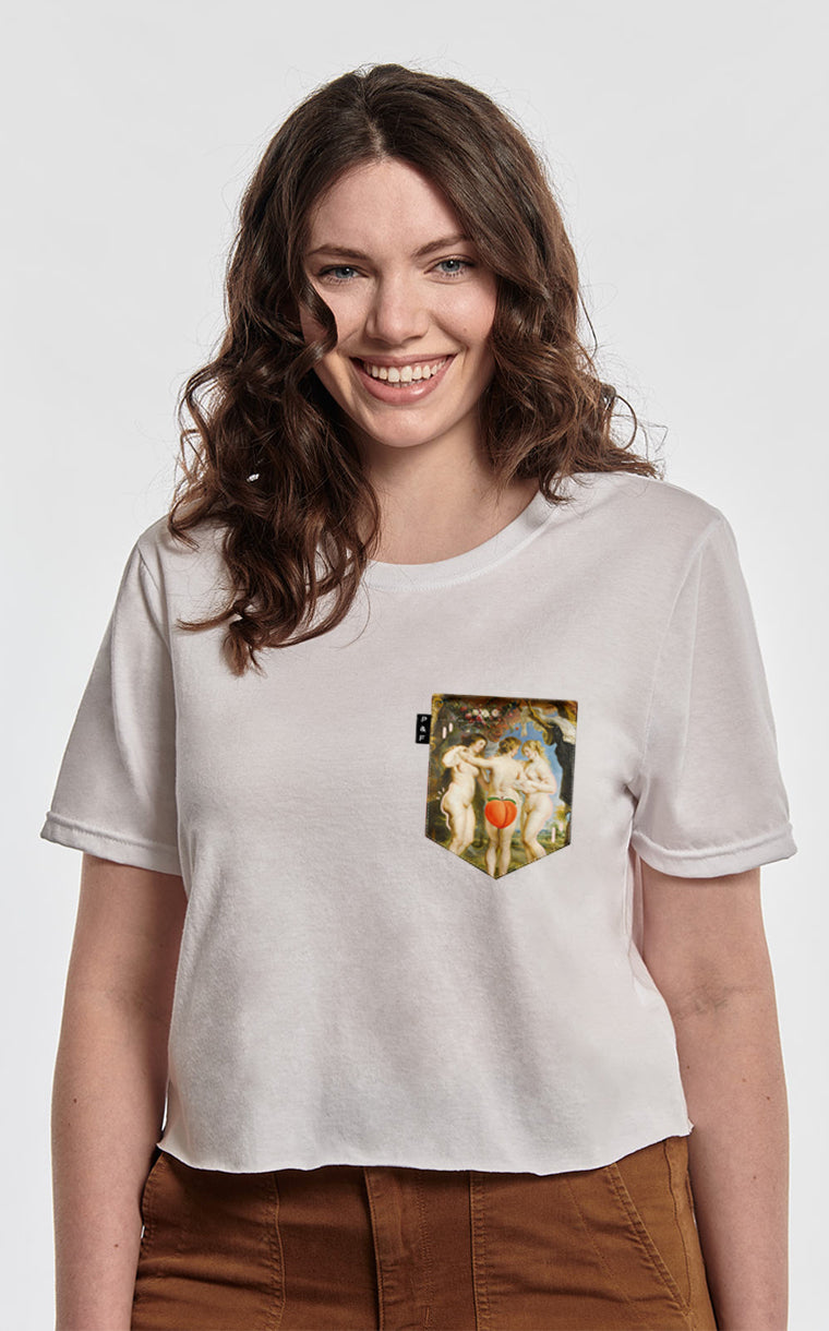 Paul Peaché Pocket Crop Top T-Shirt