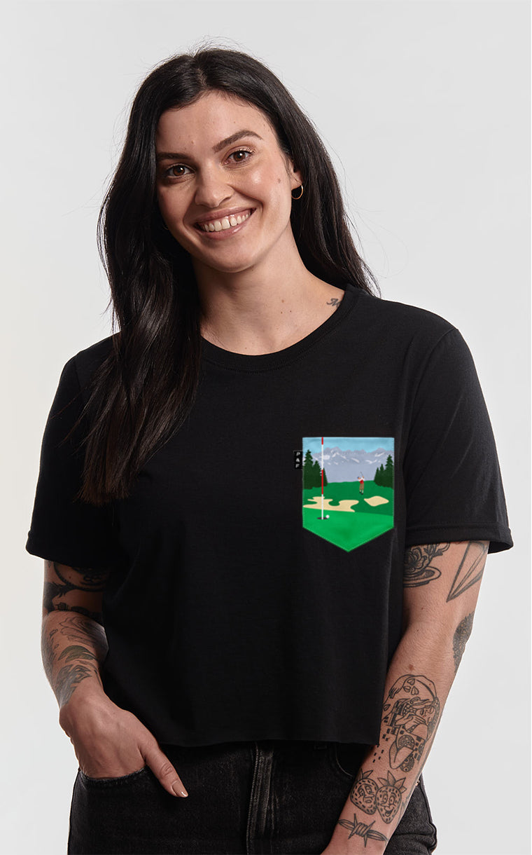T-shirt « crop top » à poche Le 19ième