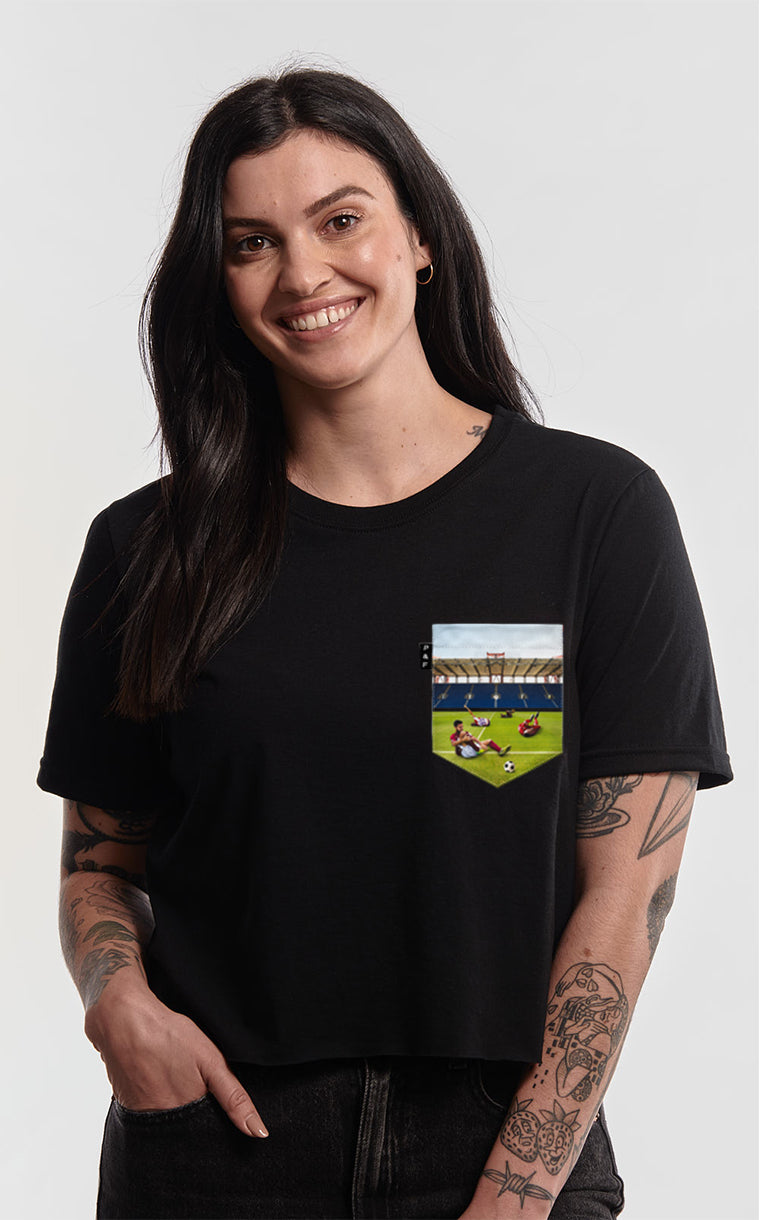 T-shirt « crop top » à poche Neymar