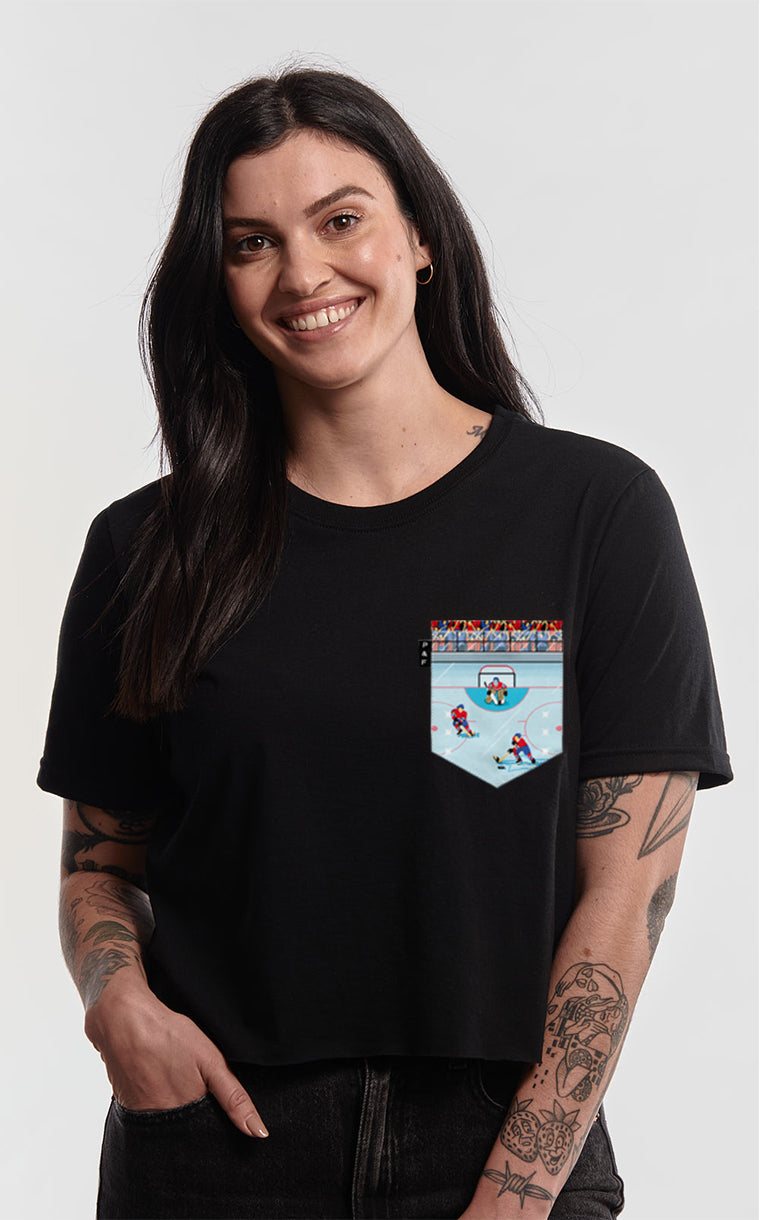 T-shirt « crop top » à poche Pas d'casque