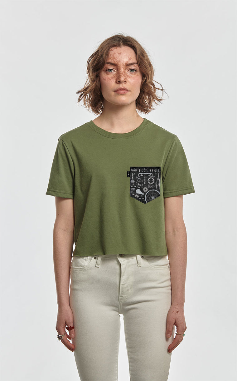 David Bécane “crop top” pocket t-shirt