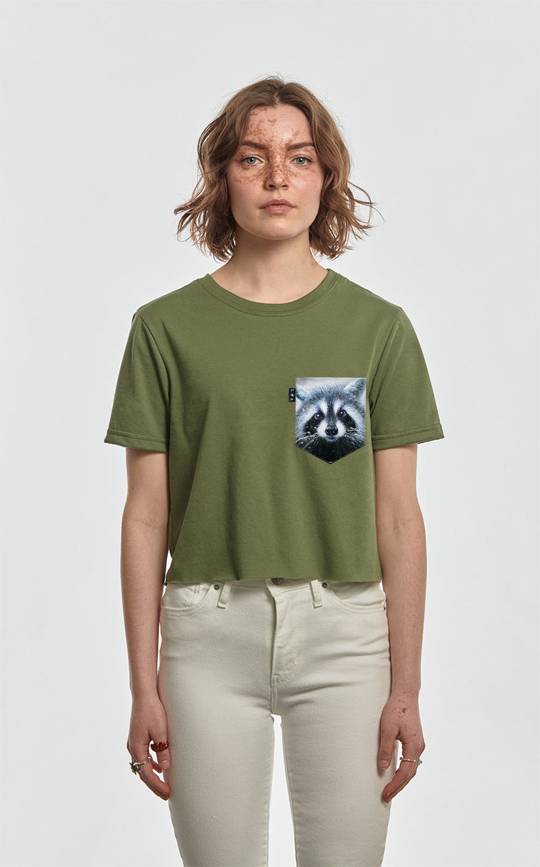 Elvis Raton Pocket Crop Top T-Shirt