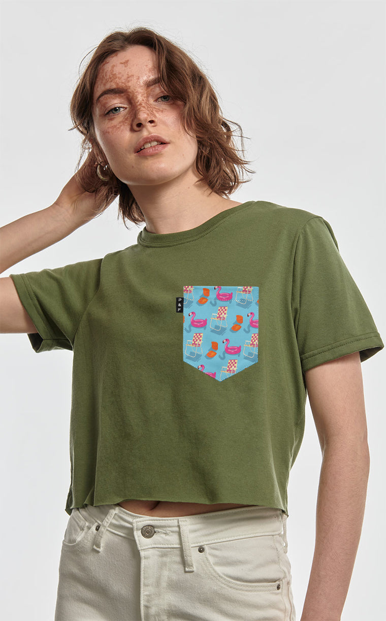 Pierre-Yves McSwim “crop top” pocket t-shirt