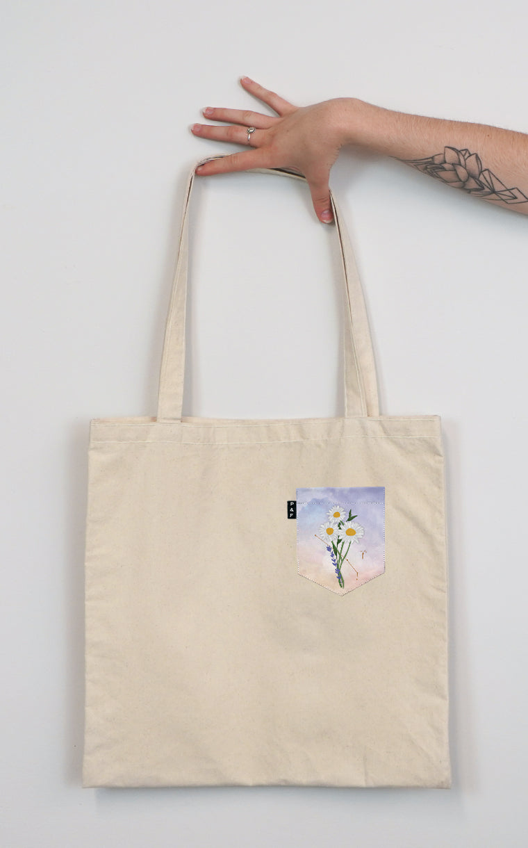 Tote Bag à poche pour accessoire avec poche Aries Style ^ 