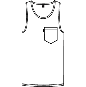 Camisole à poche Who let the dogs out