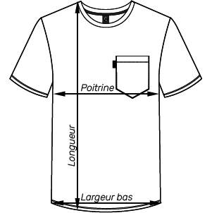 T-shirt « crop top » à poche